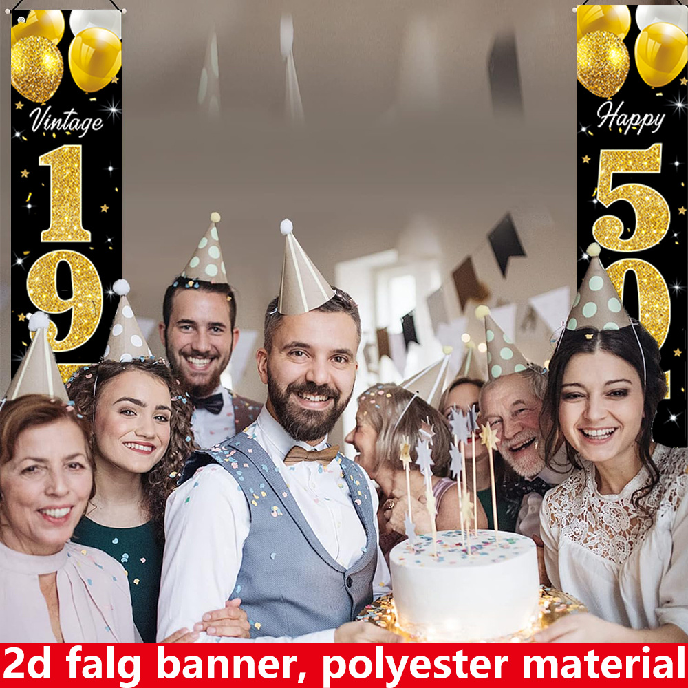 Плоский 2D-баннер, баннер на д – обзор и цена Party Banner Gold